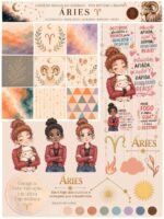 Signos do Zodíaco - Combo Ilustrações e papéis (Tita) - Imagem 3