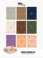 Signos 2026 - Combo Capas (cute + zodíaco) + Miolos básicos (Tita) - Imagem 14