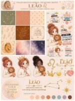 Signos do Zodíaco - Combo Ilustrações e papéis (Tita) - Imagem 7