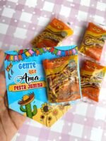Cartão Badeirinhas ( Pingo de Leite/Paçoca/Pé de Moleque) - Festa Junina - Imagem 2