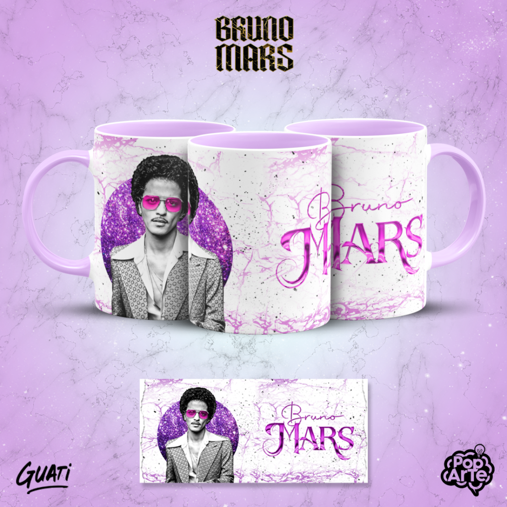 Bruno Mars - Artes para Canecas - Imagem 2