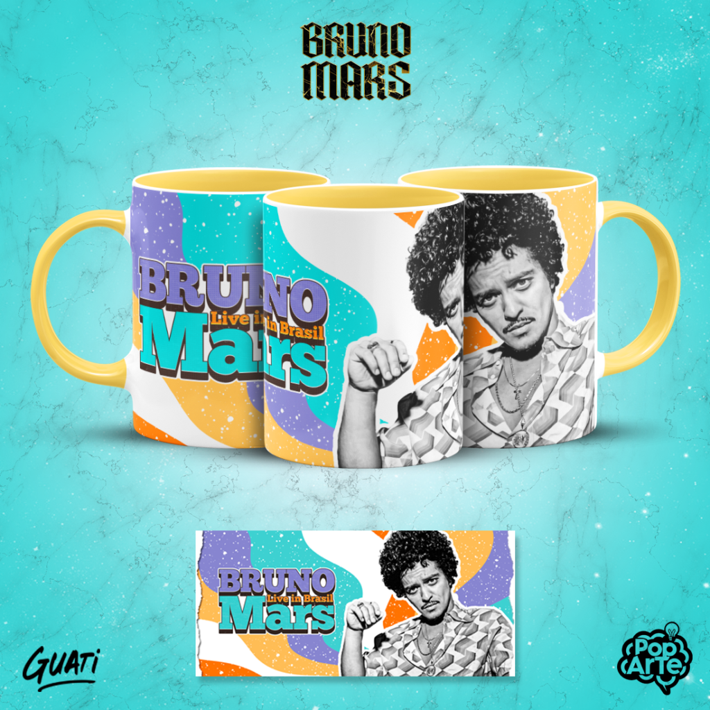 Bruno Mars - Artes para Canecas - Imagem 10