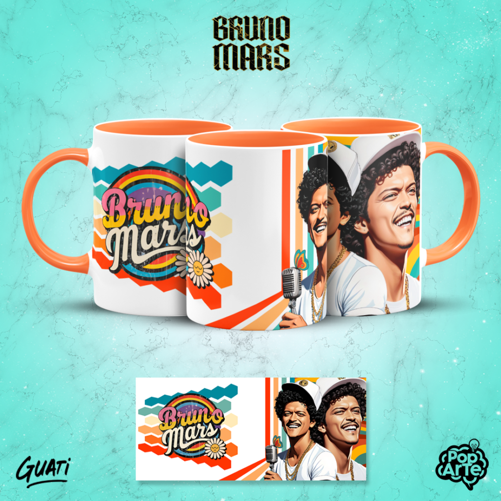 Bruno Mars - Artes para Canecas - Imagem 14