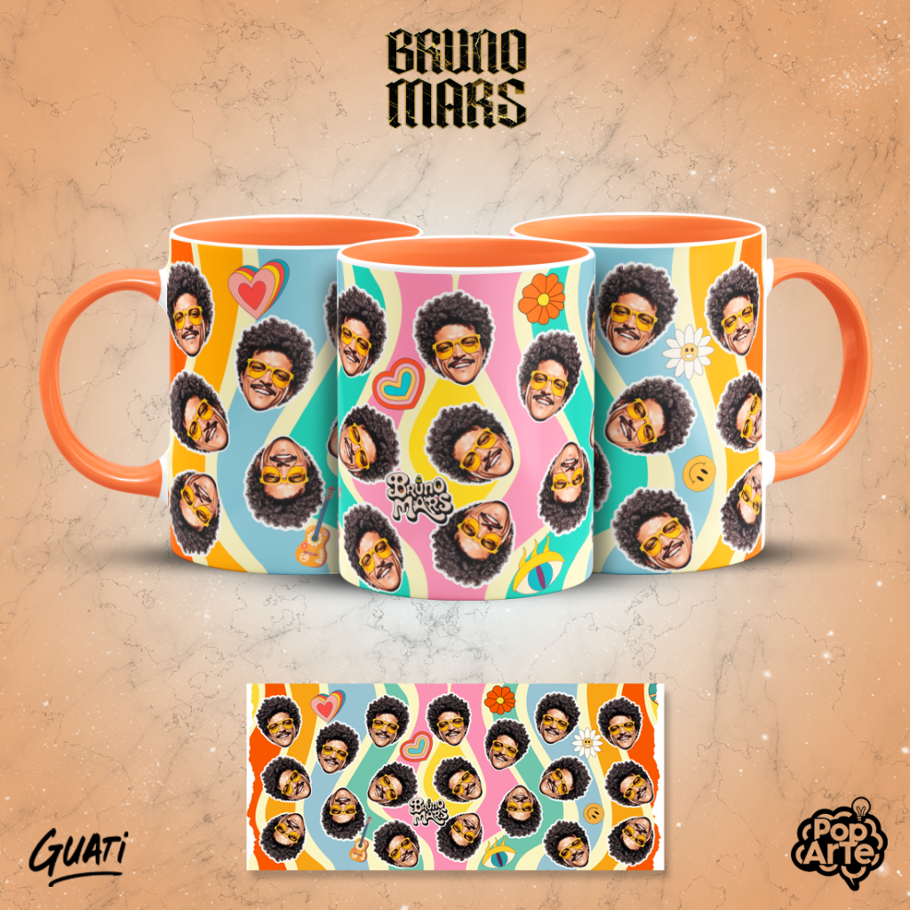 Bruno Mars - Artes para Canecas - Imagem 15
