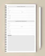 Kit Agendamento Semanal 2027 de 15 em 15 minutos em 3 Cores (Bicho Papel) - Imagem 4
