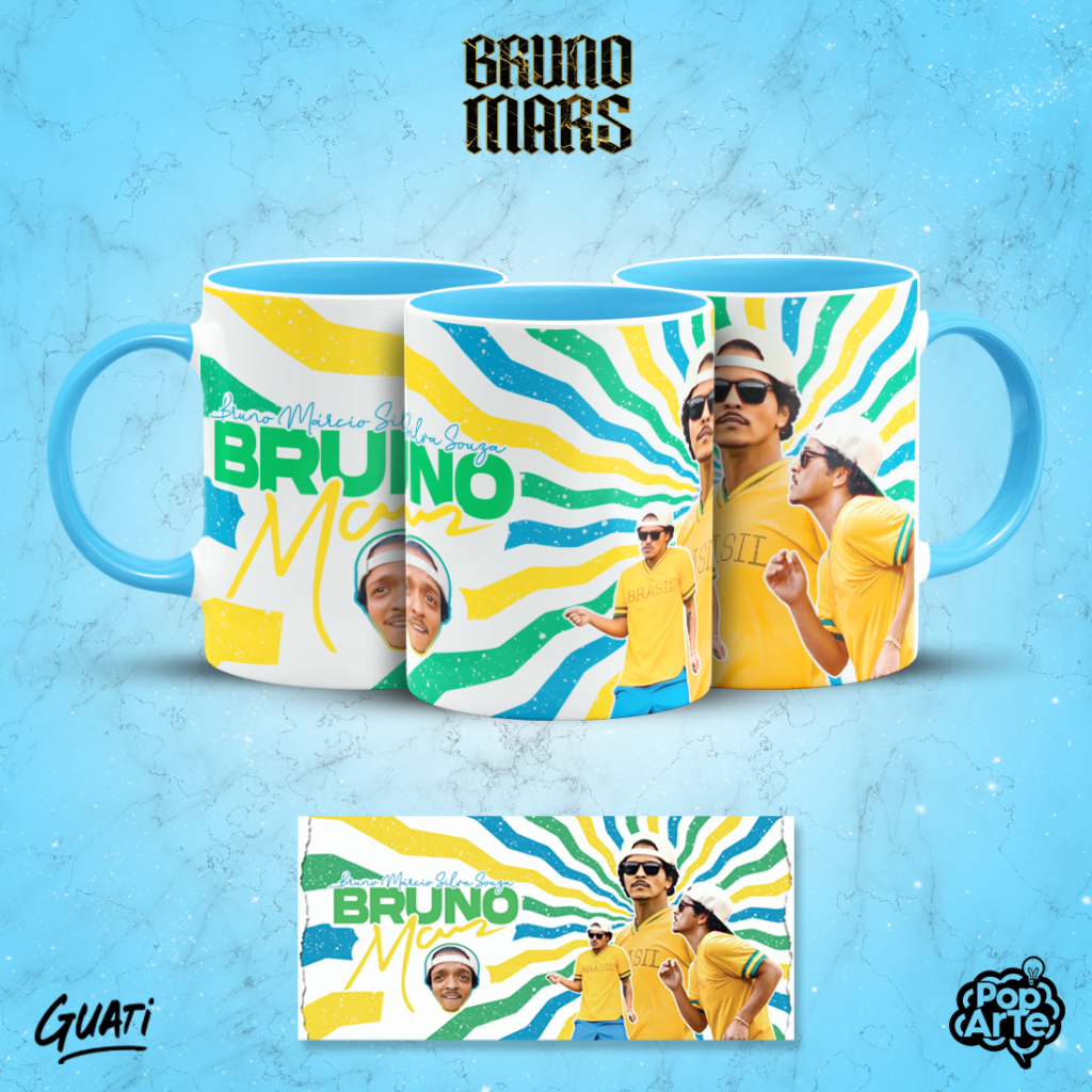 Bruno Mars - Artes para Canecas - Imagem 6