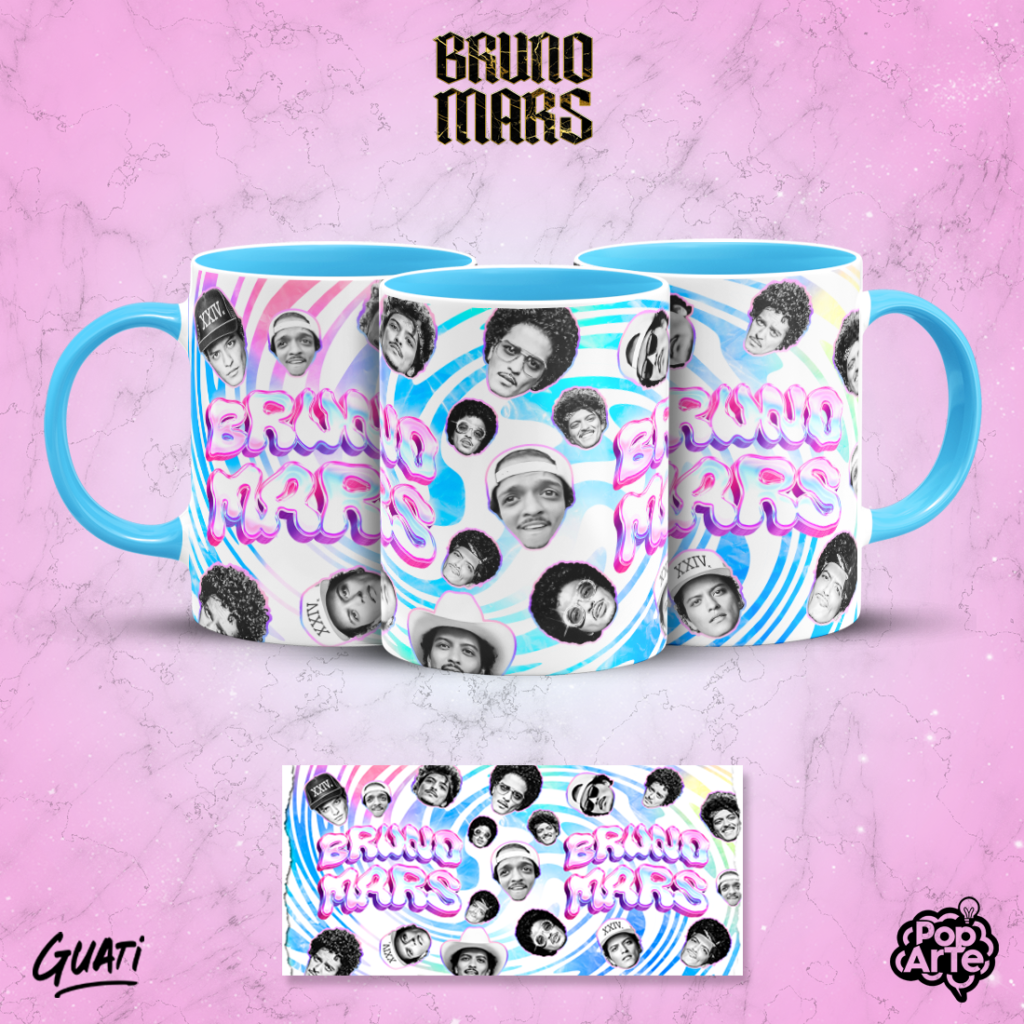 Bruno Mars - Artes para Canecas - Imagem 8