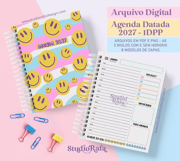 Agenda Datada 2027 Smile - 1DPP