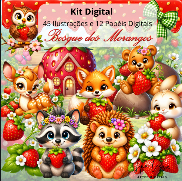 Bosque dos Morangos - Kit Digital - Imagem 1