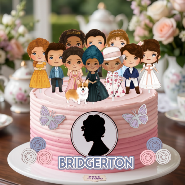 Bridgerton - Topo de Bolo