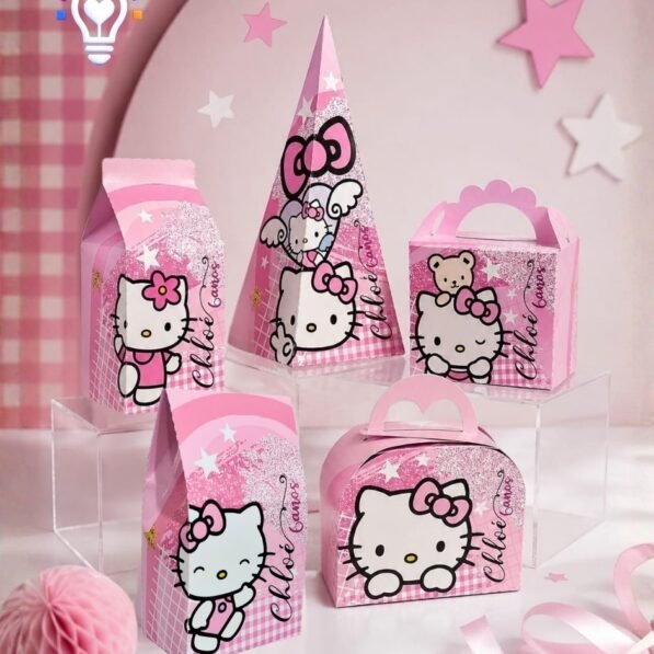 Hello Kitty Rosa - Kit Festa Pronta