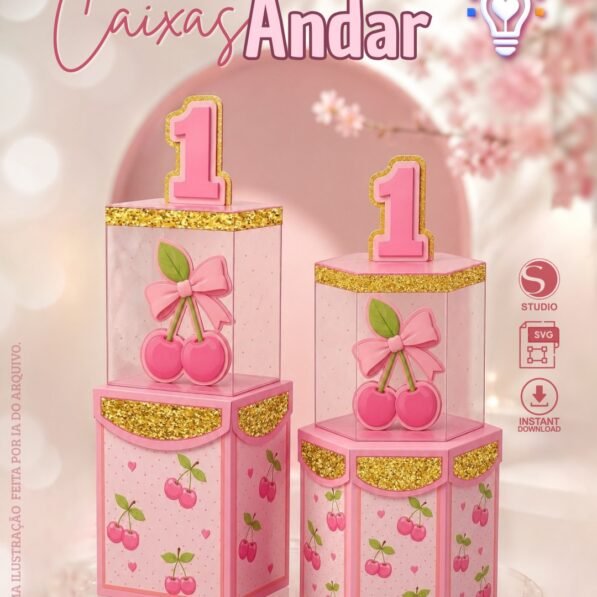Dupla Caixa Acetato de Andar - Molde
