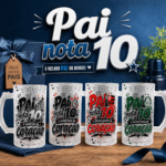 COMBO Pai nota 10 - Artes para Canecas Chopp