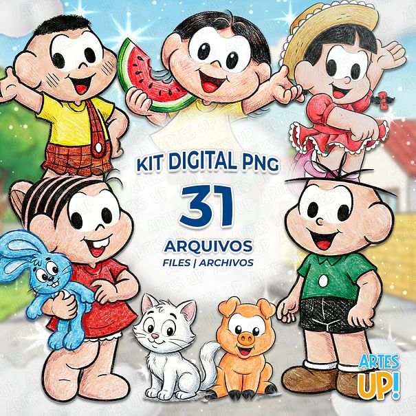 Turma da Mônica - Kit Digital - Imagem 1