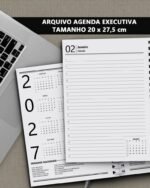 Agenda Executiva 2027 - A4 com 1DPP (Bicho Papel)