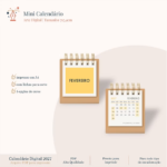 Mini Calendário 2027 (7 x 7,4cm)