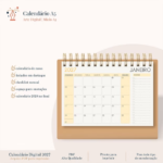 Calendário A5 Horizontal