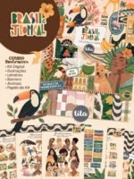 Brasil Tropical - Combão Ilustrações + Papéis (Tita) - Imagem 6
