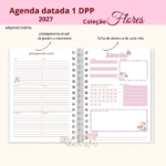 Agenda Datada 2027 - Coleção Flores - Imagem 3