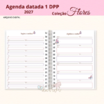 Agenda Datada 2027 - Coleção Flores - Imagem 4