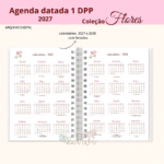 Agenda Datada 2027 - Coleção Flores - Imagem 2