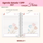 Agenda Datada 2027 - Coleção Flores - Imagem 5