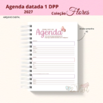 Agenda Datada 2027 - Coleção Flores