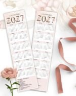 Kit Calendários 2027 de Mesa A5 A6 e Calendário Marca Página Refúgio (Bicho Papel) - Imagem 2