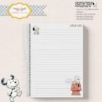 Caderno A5 Snoopy (Capa Plana) - Imagem 4