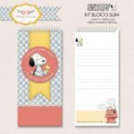 Bloco Slim Snoopy