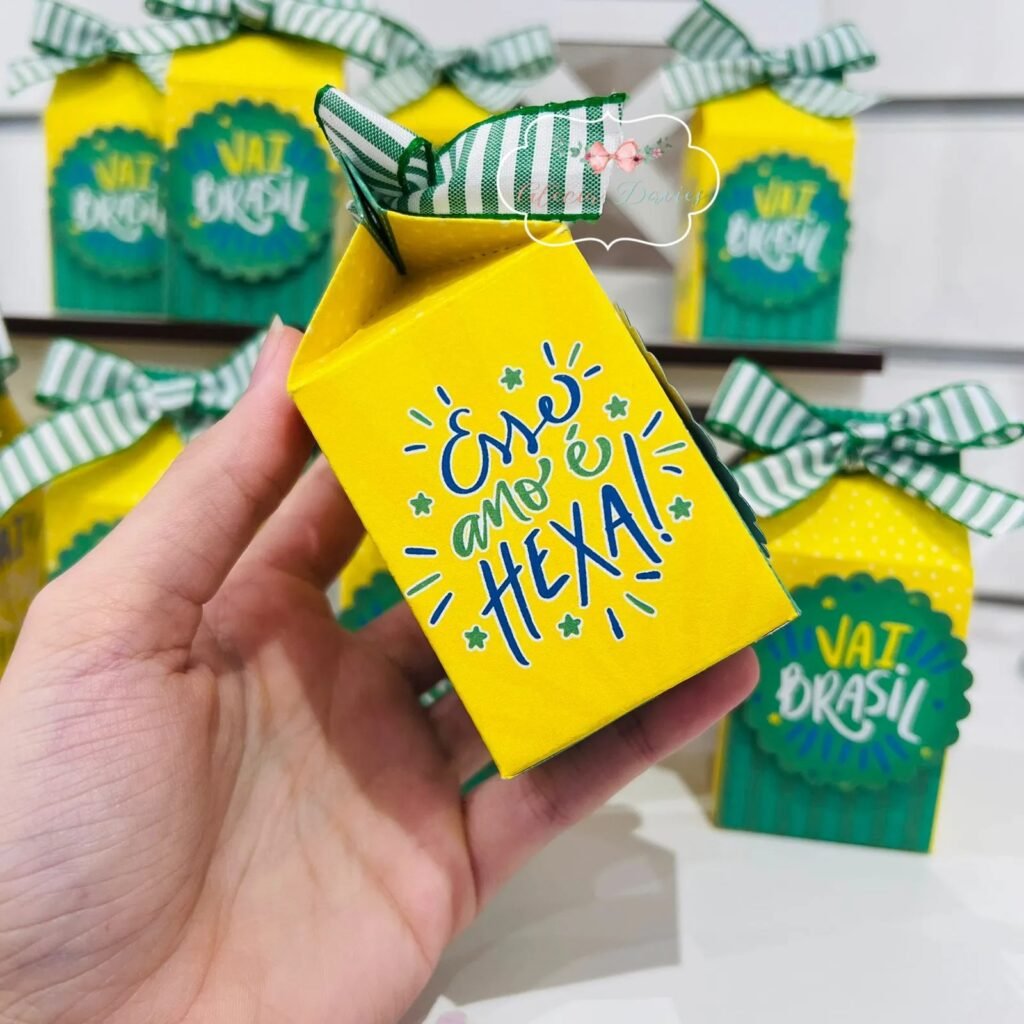 Mini caixa milk Brasil copa 2026 - Imagem 3