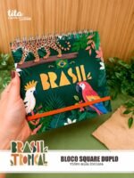 Brasil Tropical - Kit Encadernação Especial + Video Aulas Aulas Polly (Tita) - Imagem 7