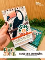 Brasil Tropical - Kit Encadernação Especial + Video Aulas Aulas Polly (Tita) - Imagem 12