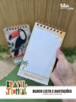 Brasil Tropical - Kit Encadernação Especial + Video Aulas Aulas Polly (Tita) - Imagem 16