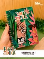Brasil Tropical - Kit Encadernação Especial + Video Aulas Aulas Polly (Tita) - Imagem 2