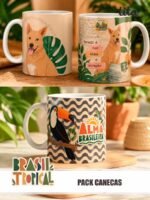 Brasil Tropical - Kit Sublimação - Caneca e Ecobags (Tita) - Imagem 5