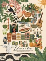 Brasil Tropical - Combão Ilustrações + Papéis (Tita) - Imagem 10