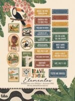 Brasil Tropical - Combão Ilustrações + Papéis (Tita) - Imagem 11