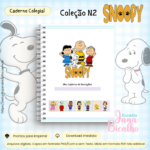 Caderno Colegial Coleção N2 Snoopy - Imagem 2