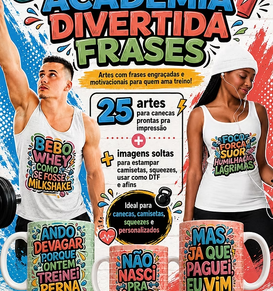 Pack Academia Divertida 2026 - Artes Canecas
