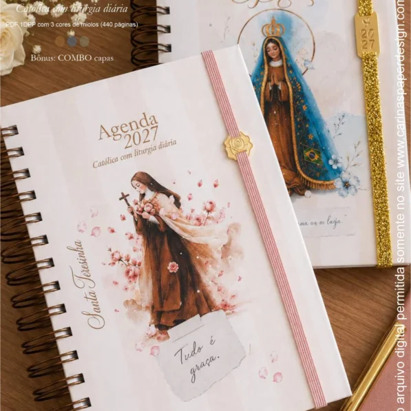 Agenda Liturgia Diária 2027 1DPP + COMBO capas