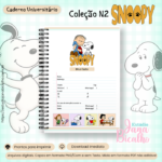 Caderno Universitário Coleção N2 Snoopy - Imagem 2