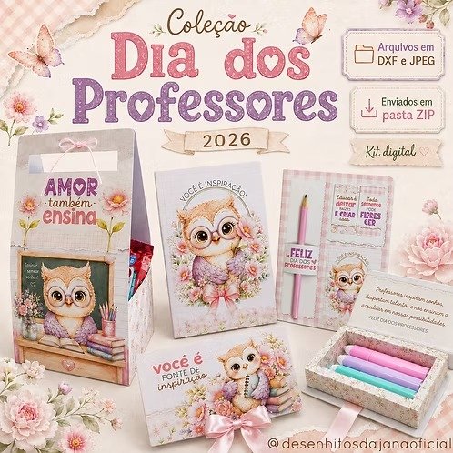 Coleção Professores 2026 (Desenhitos da Jana)