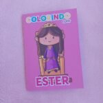 Ester - Mini Livro para Colorir