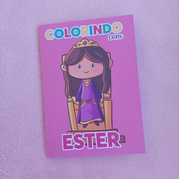 Ester – Mini Livro para Colorir
