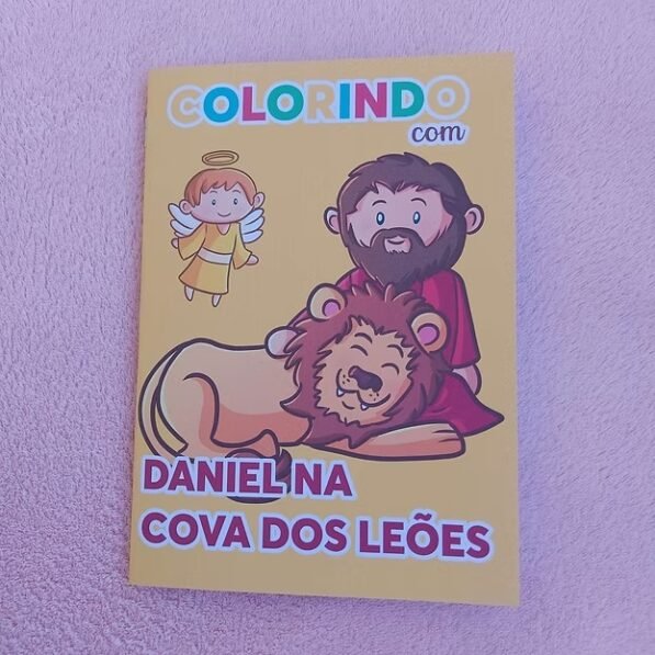 Daniel Na Cova Dos Leões – Mini Livro para Colorir