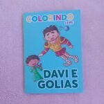 Davi E Golias - Mini Livro para Colorir