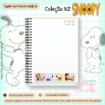 Caderno Universitário Coleção N2 Snoopy - Imagem 4