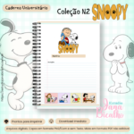 Caderno Universitário Coleção N2 Snoopy - Imagem 5