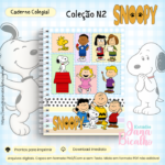 Caderno Colegial Coleção N2 Snoopy